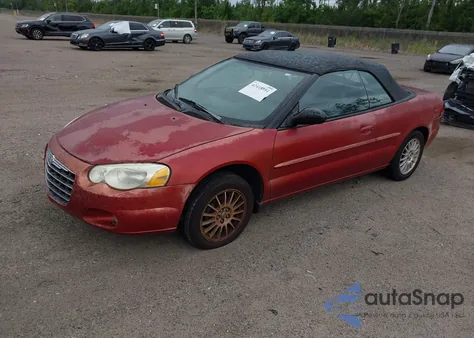 2004 Chrysler Sebring Lxi из США, поврежденный, VIN 1C3EL55R14N253553